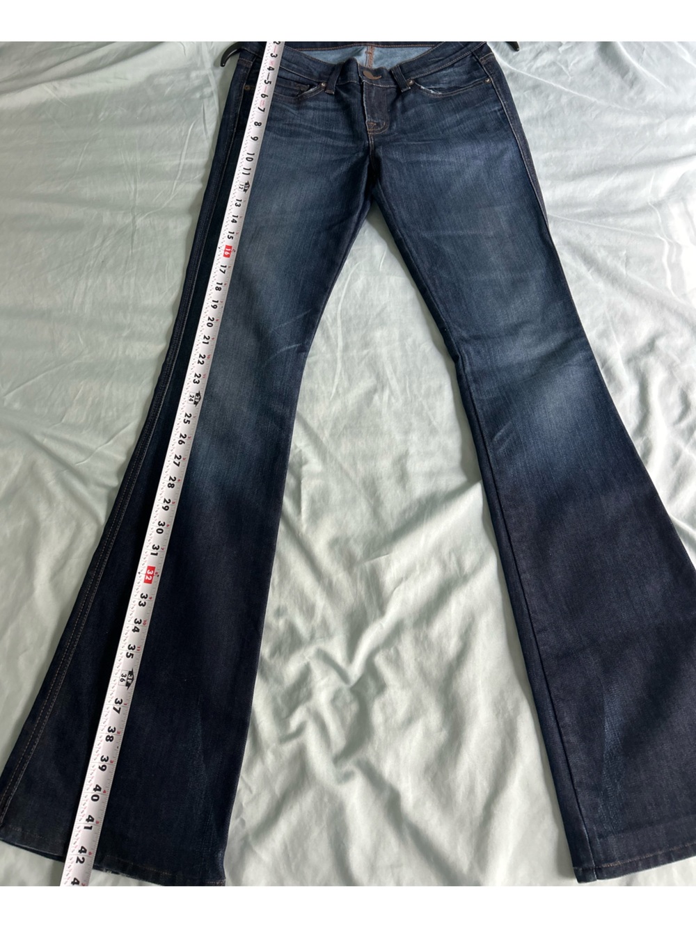 J Brand Dark Blue Flare Jeans - Picture 6 of 8